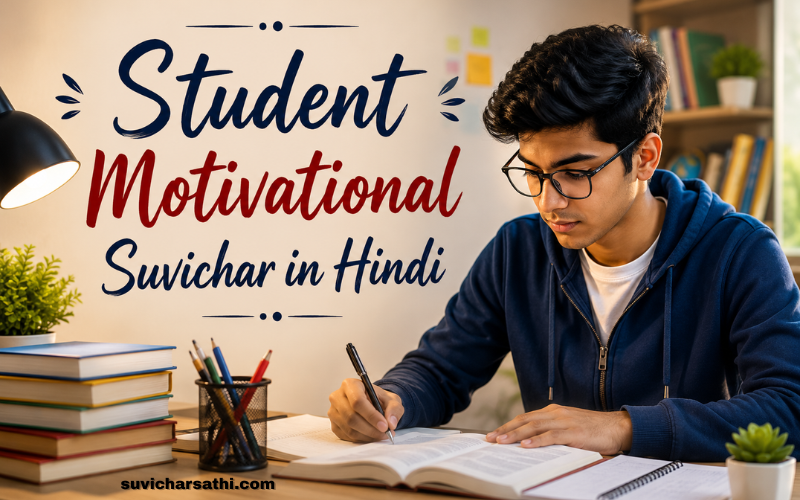 30+ Best Student Motivational Suvichar in Hindi | प्रेरणादायक विचार – Suvichar Sathi
